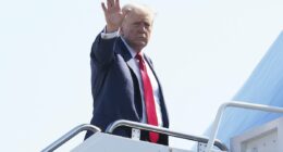 Trump lands in Scotland trailed by Epstein saga