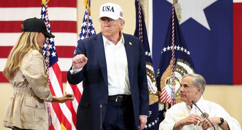 Trump lashes out at 'evil' CBS journalist asking about flood warnings