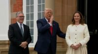 Trump makes Keir Starmer and his 'perfect' wife Victoria squirm