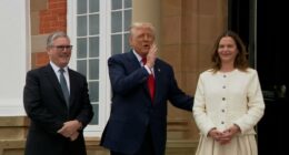 Trump makes Keir Starmer and his 'perfect' wife Victoria squirm