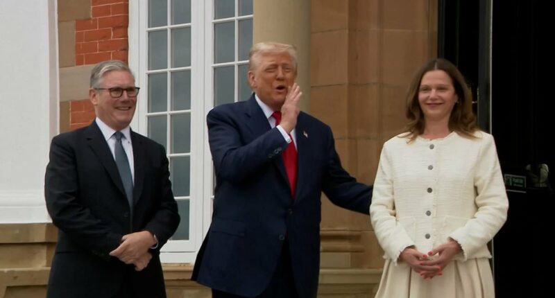 Trump makes Keir Starmer and his 'perfect' wife Victoria squirm