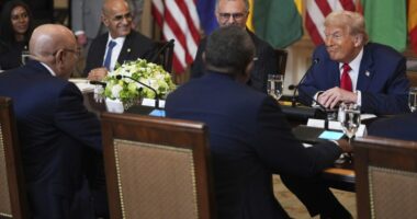 Trump praises Liberia leader’s English, the country’s official language