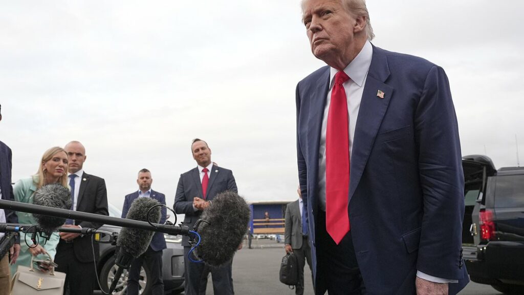 Trump says he was NEVER briefed on his name being in Epstein files