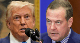 Trump tells Russia's Medvedev to 'watch his words'