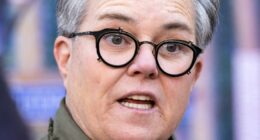 Rosie O'Donnell at the opening night of "Sunday in the Park with George."