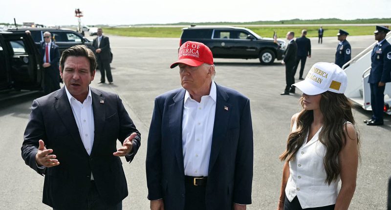Trump tours 'incredible' new 'Alligator Alcatraz' ICE center