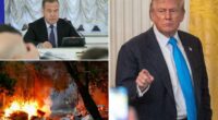 Trump warns Russia Dmitry Medvedev of dangerous territory during Ukraine War peace attempt