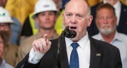 Trump's border czar challenges heckler to a fight during unhinged rant