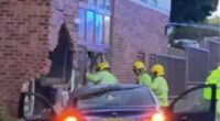 Car crashed into a care home.