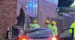 Car crashed into a care home.