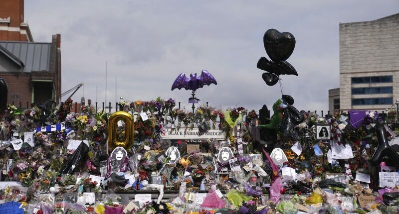 United Kingdom honors Ozzy Osbourne as his hearse makes way through city