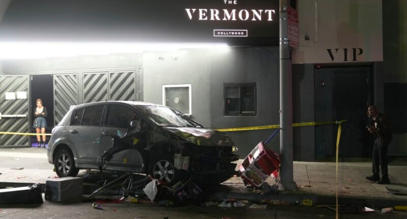 Vehicle drives into a crowd in Los Angeles, injuring 30 people, including at least 3 critically