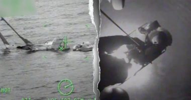 Video shows Coast Guard save family in helicopter rescue mission near vacation destination