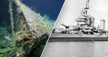 WWII American warship's severed bow found 80 years after being blown off in battle