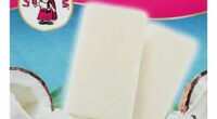 Box of six coconut ice cream bars.