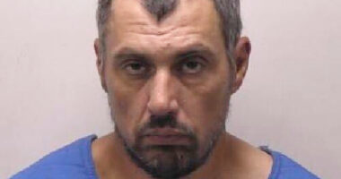 Mugshot of Bradford Gille, accused of stabbing 11 people.