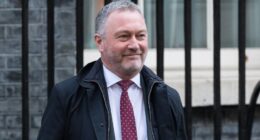 Steve Reed, Secretary of State for Environment, Food and Rural Affairs, leaving 10 Downing Street.
