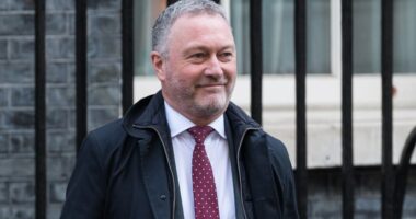 Steve Reed, Secretary of State for Environment, Food and Rural Affairs, leaving 10 Downing Street.
