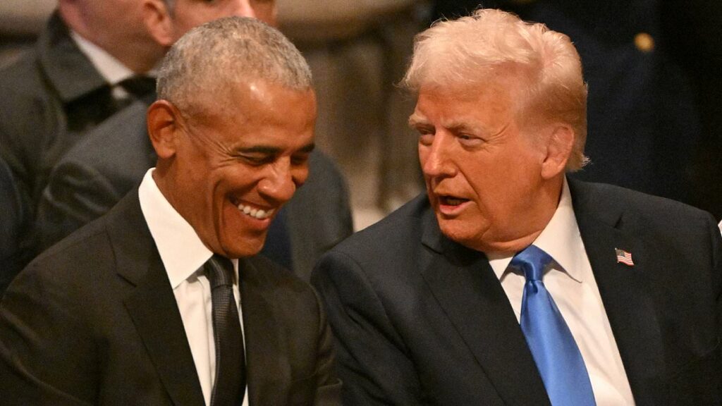What Trump said to Obama during Jimmy Carter's funeral