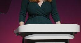 Angela Rayner speaking at the Local Government Association annual conference.