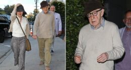 Woody Allen holds hands with third wife Soon-Yi in rare sighting