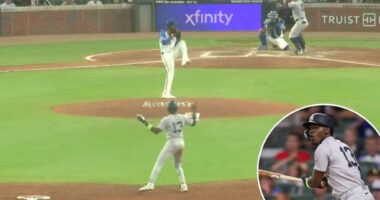 Yankees' Jazz Chisholm's pitching signals lead to spat with Braves' Eddie Perez