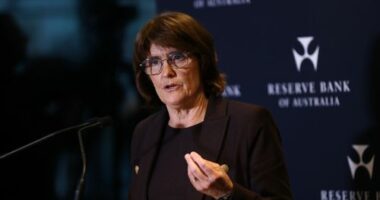 Reserve Bank of Australia governor Michele Bullock during a press conference