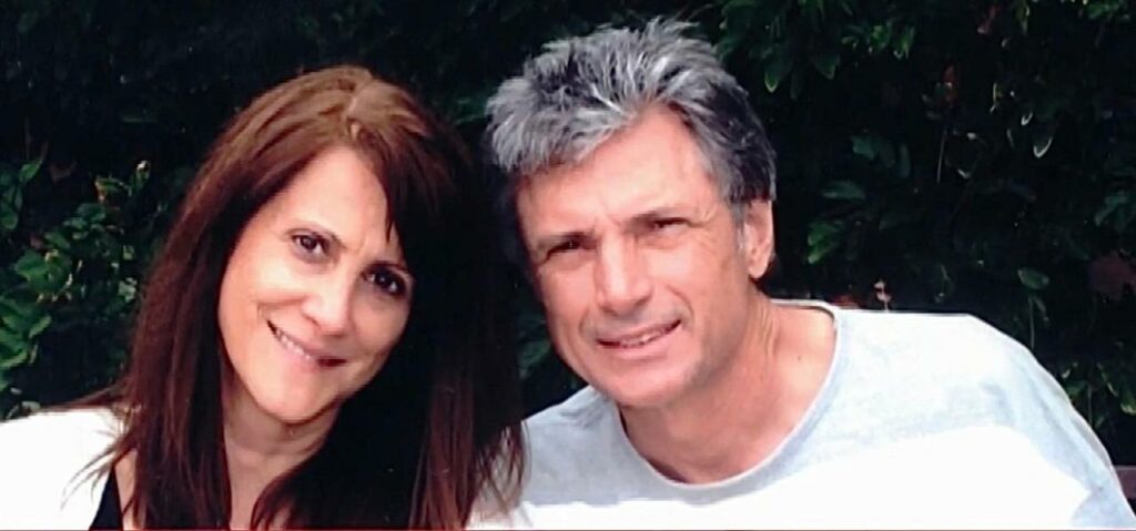 Robin Kaye and her husband, Thomas DeLuca side by side