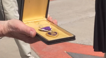 'Grandpa would love this day': Purple Heart returned to family of World War II veteran