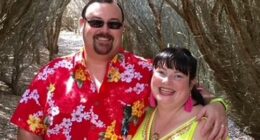Dyan Henry with her husband and their child.