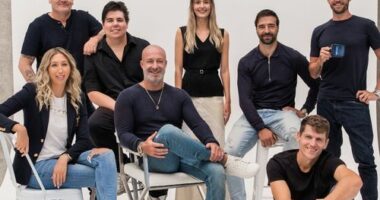 The team at Claxon Agency