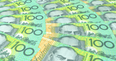 Australian dollars cash currency