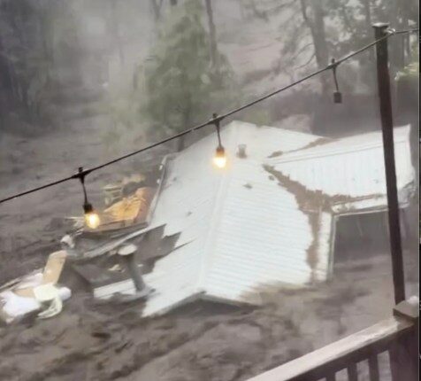 3 missing, house swept away as flash flooding hits mountain village in New Mexico