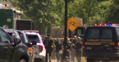 3 police officers shot in Ohio