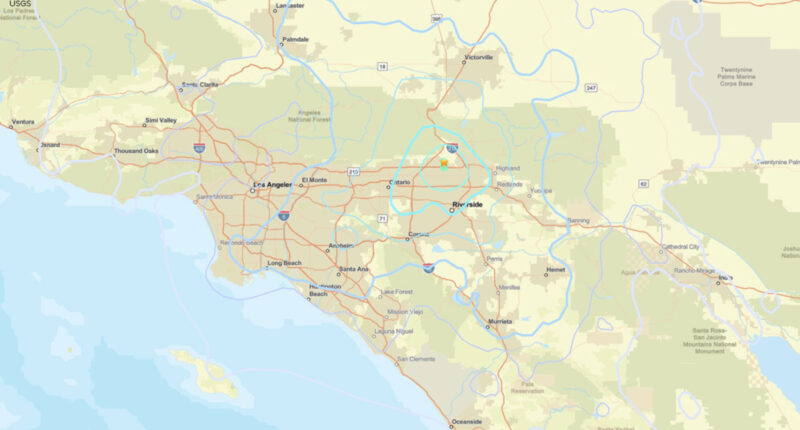 4.3-magnitude earthquake strikes near Fontana in Southern California; shaking felt across Los Angeles