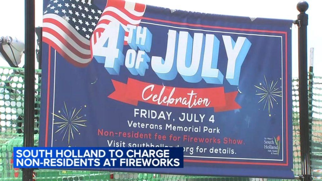4th of July fireworks: Non-residents must pay $8-10 fee to attend South Holland holiday display, village officials say