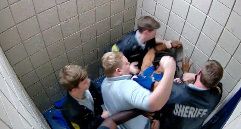 A former Georgia deputy gets federal prison for beating a Black man in a jail cell
