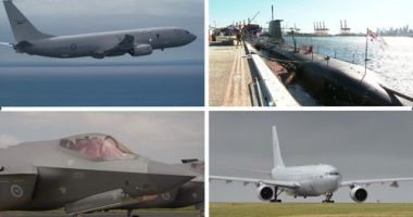 Australian aircraft and submarines.
