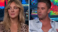 Abby Elliott "couldn’t hold her disdain" as 'The Valley's Jesse Lally shaded his ex-wife Michelle Saniei on 'WWHL': "That's not gonna go over well"