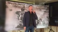 Neighbours star Damien Richardson is the subject of a police investigation after he was recorded allegedly performing the Nazi salute.