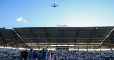 Air traffic controllers didn't warn a B-52 bomber crew about a nearby airliner, the Air Force says