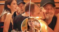 Al Pacino, 85, gets smooch from much-younger Italian journalist at dinner in Rome