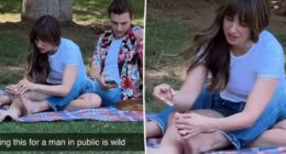 Alison Brie cuts Dave Franco’s toenails in public park — and fans have thoughts on ‘TMI’ video