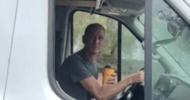 Alleged road rage-related hate crime caught on camera in California