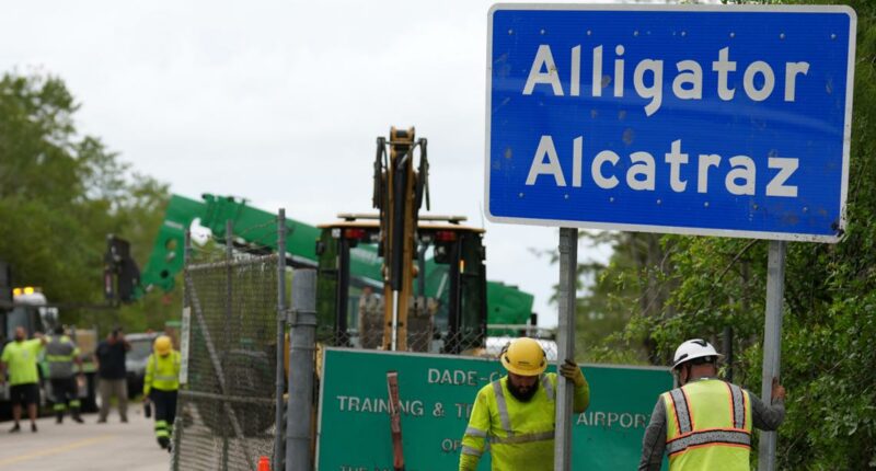 Alligator Alcatraz detainee speaks from inside Everglades facility