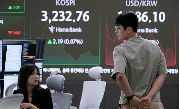 Asian shares are mostly higher after China-US talks end without a trade deal