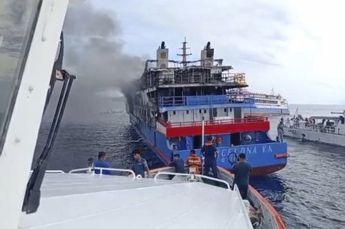 At least five dead, including pregnant woman, after ferry fire tragedy