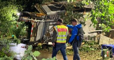 At least three dead after train derails in Germany