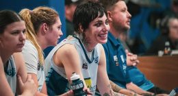 Aussie basketball star goes viral for wearing goth makeup during matches - and turning two of their teeth into FANGS