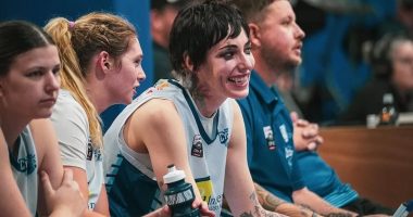 Aussie basketball star goes viral for wearing goth makeup during matches - and turning two of their teeth into FANGS